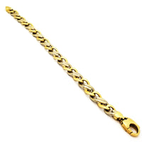 Modern Dual Tone Gold Bracelet (14K).