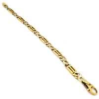 Hollow Tiger-Eye Link armband (14K) Popular Jewelry Nýja Jórvík
