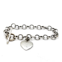 Heart Loop Bracelet (14K).