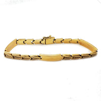 Yellow Gold Bullet Bracelet (14K)