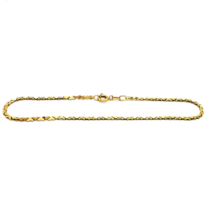 Modern Yellow Gold Bracelet (14K).