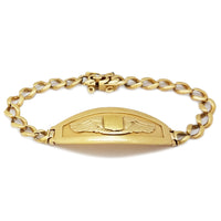 Heraldic Shield Cuban ID Bilərzik (18K)