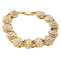 15 Birthday / Quiceañera bracelet (14K).