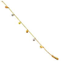 Cable Link Charm bilərzik (14K).