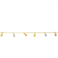 Cable Link Charm bilərzik (14K).