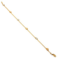 Üçrəngli cazibə bilərzik (14K).