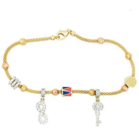 Popcorn link cazibəsi bilərzik (14K).