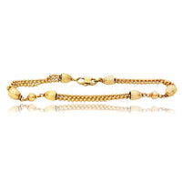 Üçlü Muncuq Bilərzik (14K) - Popular Jewelry