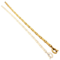 Zapestnica z biseri in palicami (14 K) - Popular Jewelry