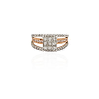 Two-Tone Diamond Engagement Ring (14K).