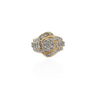 Diamond Twist Cocktail Ring (10K)