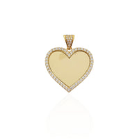 Heart CZ Pendant (14K).
