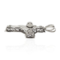 Diamond Cross Pendant (14K).