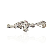 Diamond Cross Pendant (14K).