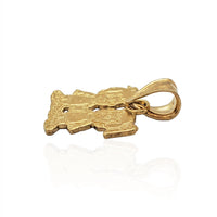 Boy and Girl Pendant (14K).