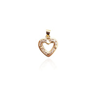Heart CZ Pendant (14K) Popular Jewelry New York