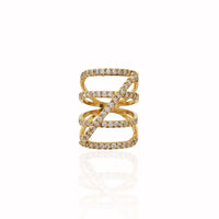 Stoneset Zeta Ring (14K)