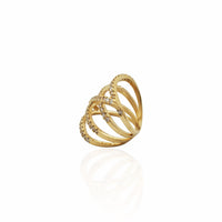 Stoneset Zeta Ring (14K)