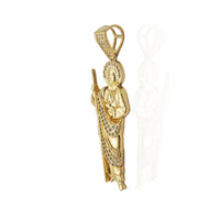 Saint Jude Pendant (Stoneset Robe and Halo) (14K)