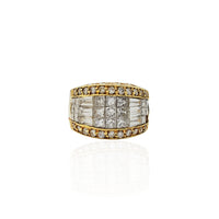 Svjetlucavi dijamantni prsten (18K).