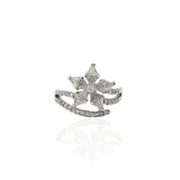 Diamond Triangular Star Cocktail singsing - Masidhing diamante 恆福 珠寶 金 行 New York City 169 Canal Street 10013 Tindahan nga alahas Playboi Charlie Chinatown @luckydiamondny 2124311180