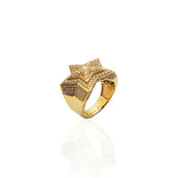 Iced-Out Emerging Star Diamond Ring (14K).