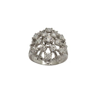 Snowflake Zirconia Lady Ring (Silver)