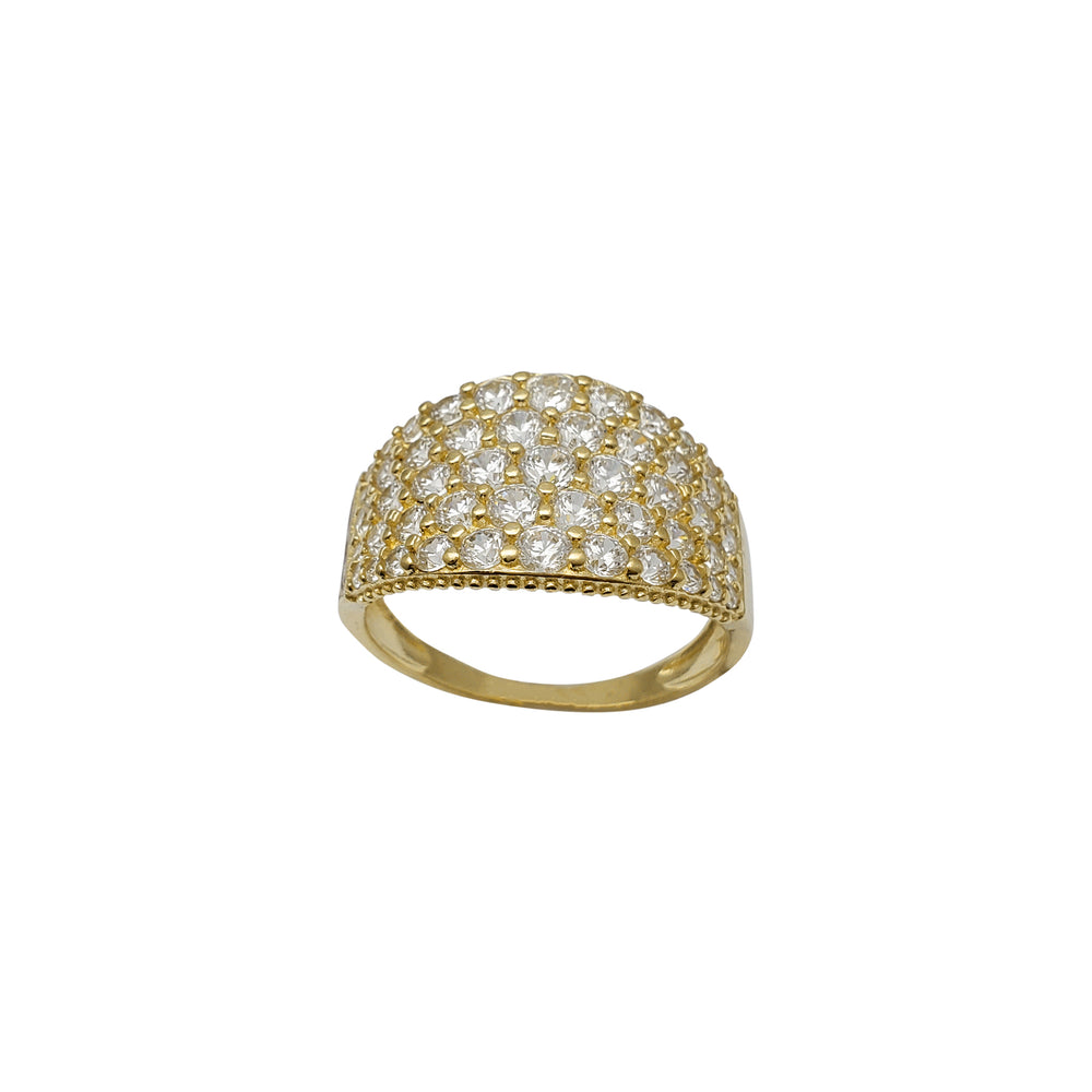 Zirconia Cluster Lady Ring (14K)