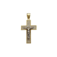 ジルコニア十字架クロスペンダント（14K）