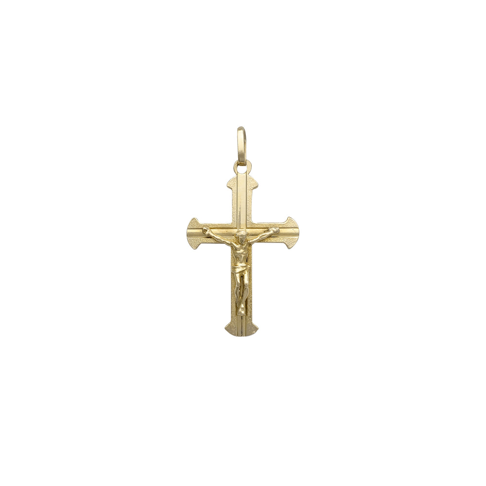 Crucifix Cross Pendant (14K)