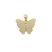 Zirconia Icy Butterfly Pendant (14K)