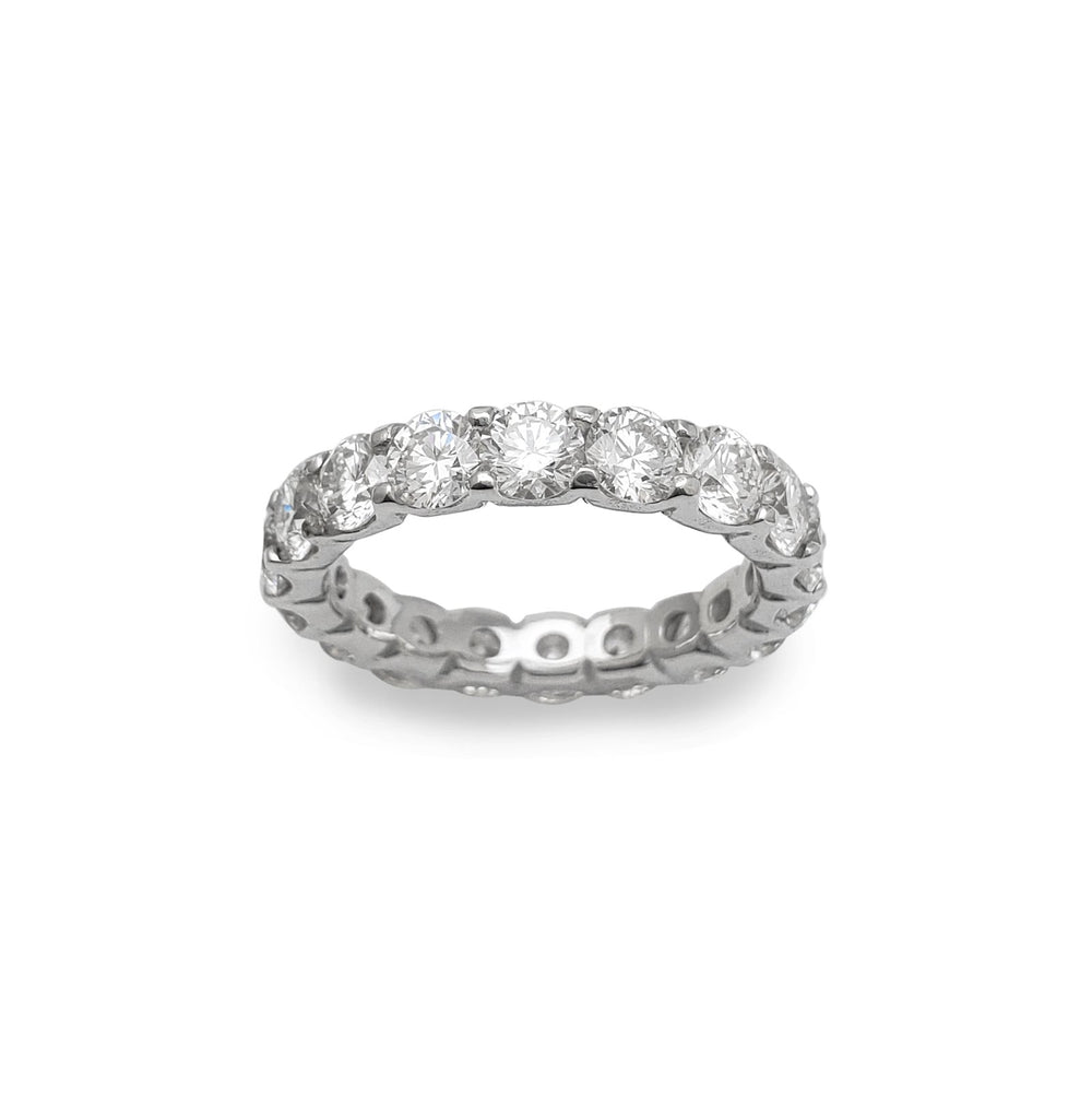 Zirconia Eternity Ring (Silver)
