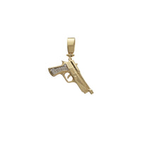 Zirconia Colt 1911 Pendant (14K) Popular Jewelry New York