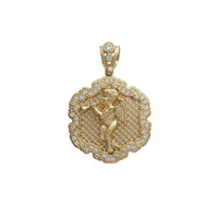زرکونیا پائپر کا فرشتہ لاکٹ (14 K) Popular Jewelry NY