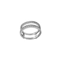 Milgrain Zirconia Ring Jacket (Silver)