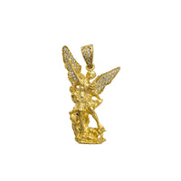 Ponahalo ea Diamond Saint Michael Pendant (14K) Popular Jewelry New York