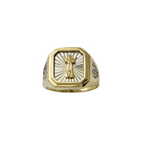 Zirconia Divine Child Men's Ring (14K)