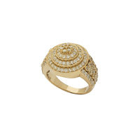 Diamond Round Cluster Summit Ring (14K)