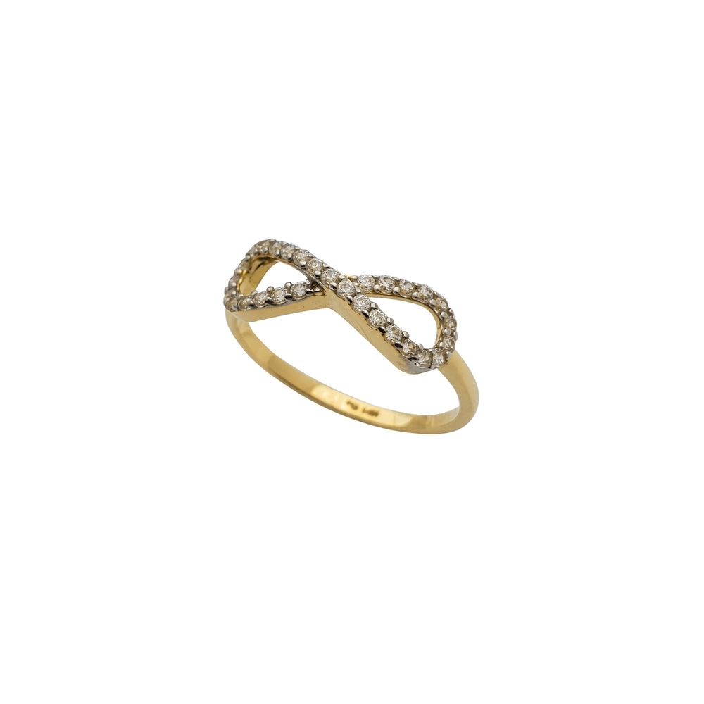 Zirconia Infinity Ring (14K)