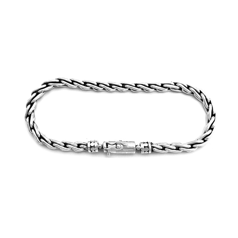 Cable-Rope Bracelet (Silver)