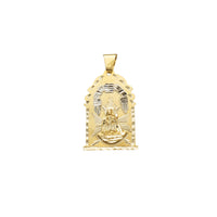 Diamond-cut Shrine Caridad de Cobre Pendant (14K)
