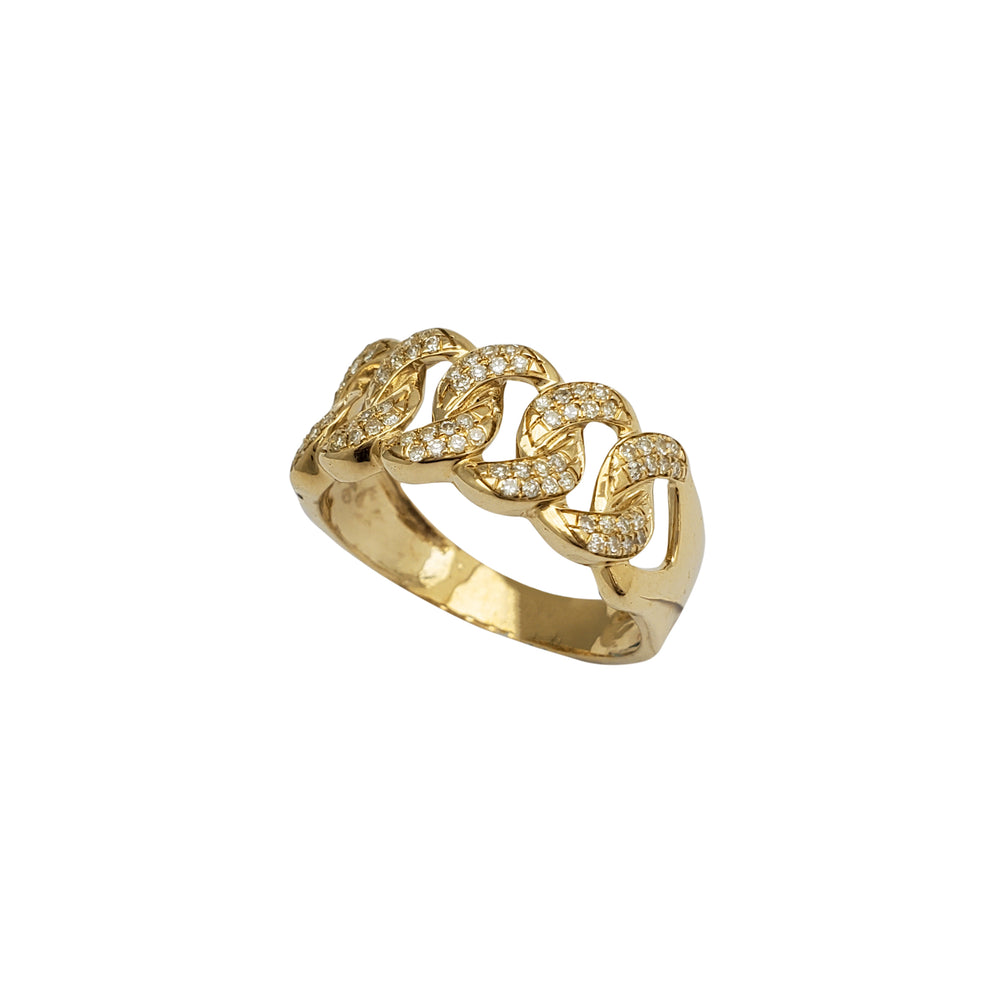 Diamond Cuban Ring (14K)