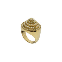 Diamond Round Men's Ring (14K)