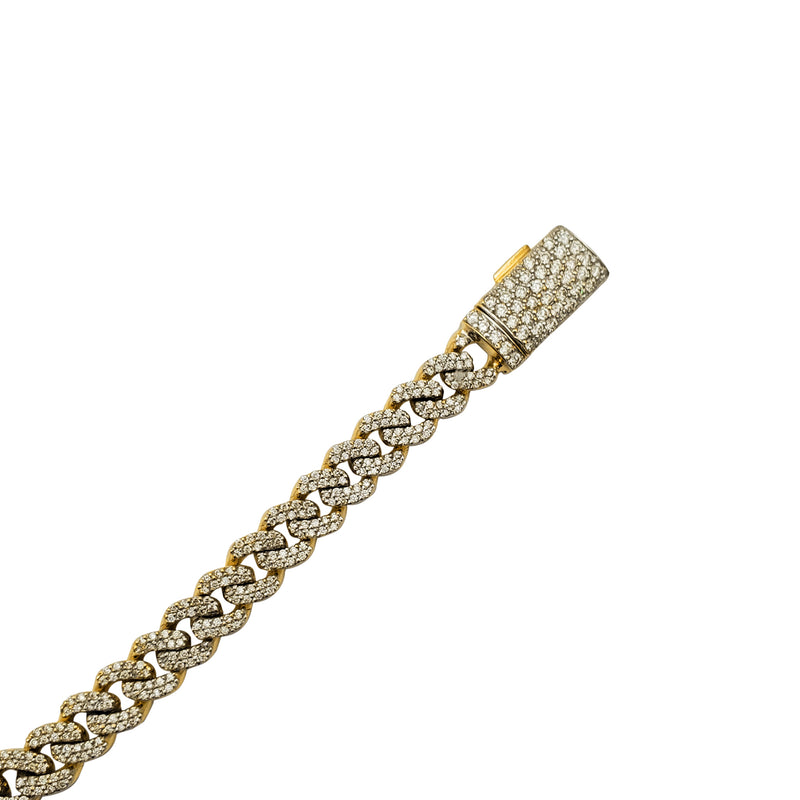 Diamond Cuban Bracelet (14K)