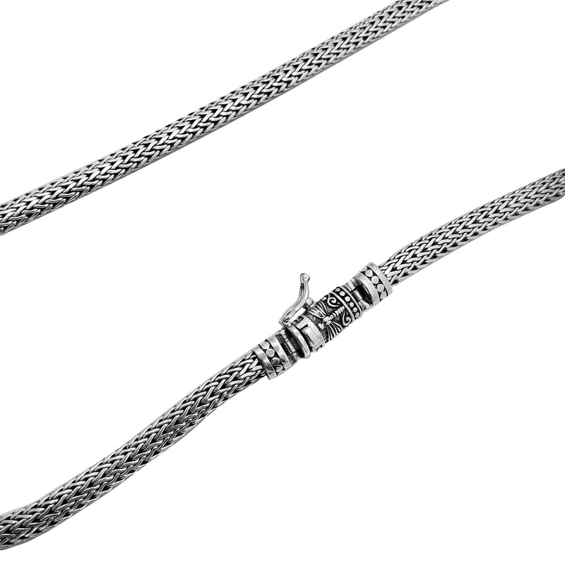 Solid Braided Chain (Silver)