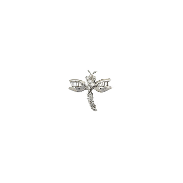 Diamond Dragonfly Pendant (18K)