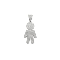 Zirconia Boy / Male Pendant (Silver)