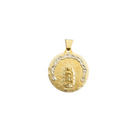 Virgin Mary Medallion Pendant (14K)