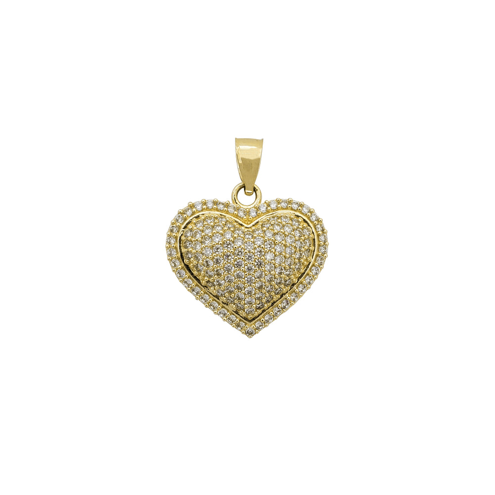 Zirconia Heart Pendant (14K)