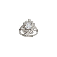 Zirconia Chandelier Lady Ring (Silver)